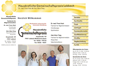 Desktop Screenshot of hausarztpraxis-lobbach.de