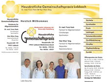 Tablet Screenshot of hausarztpraxis-lobbach.de